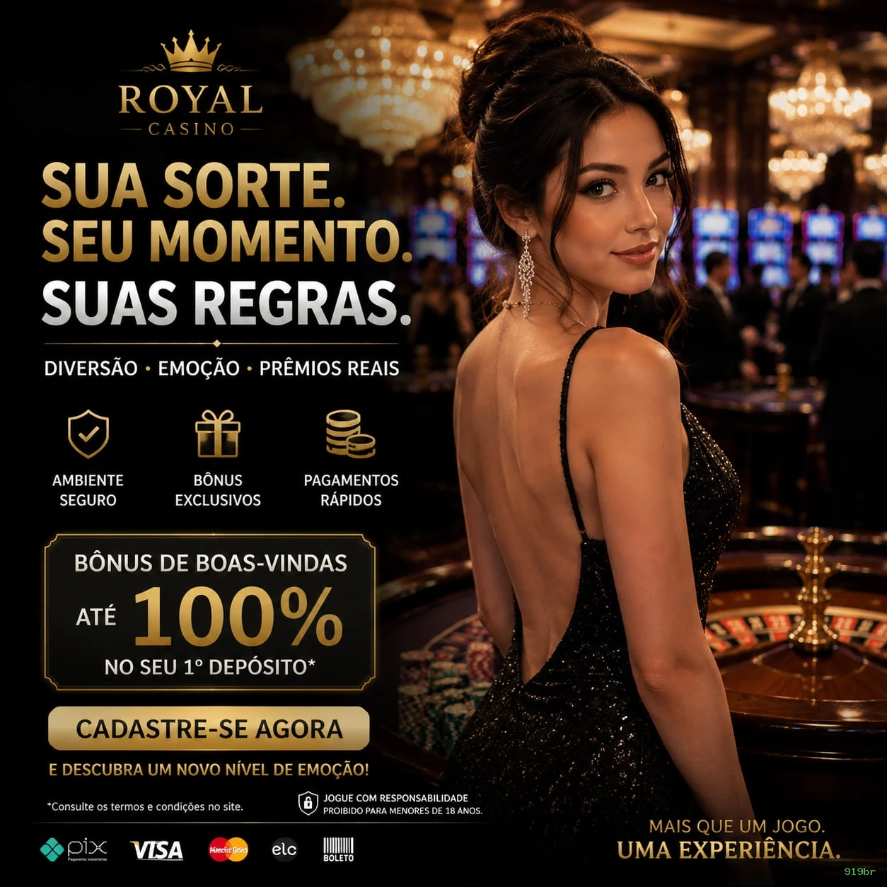 Jogos de bônus no 919br: rodadas grátis, multiplicadores e jackpots progressivos em slots selecionados